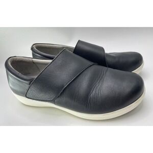 Alegria Lauryn Slip On Leather Shoes Cross Strap Size 9 US 39 EU‎